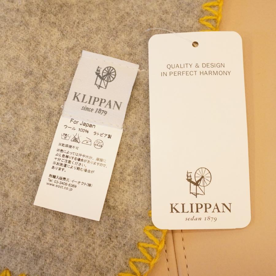 未使用品 KLIPPAN クリッパン ブランケット ひざ掛け スローケット 