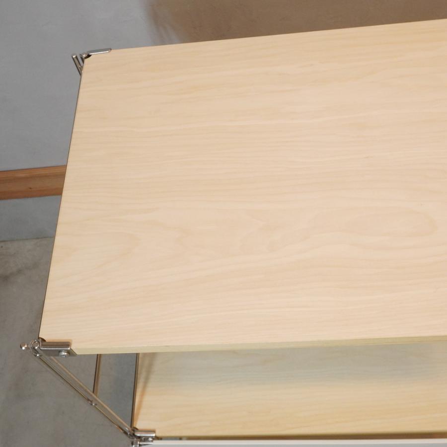 無印良品 MUJI 木製棚 ステンレス 3段 ユニットシェルフ 無印良品 MUJI 木製棚 ステンレス 3段 ユニットシェルフ