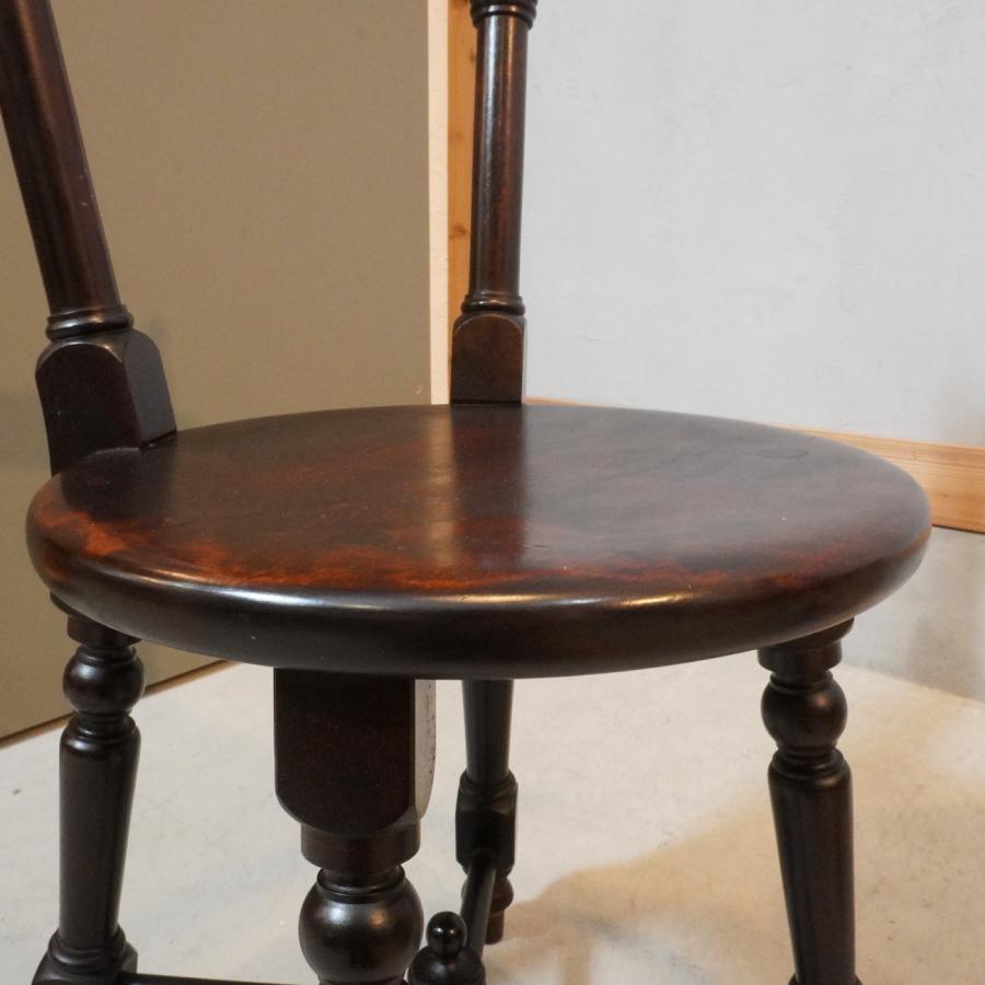 松本民芸家具 南京小椅子 2脚セット ミズメザクラ無垢材 ダイニング  