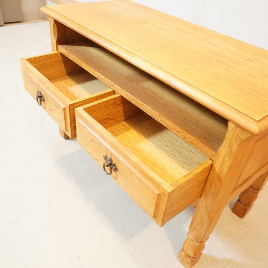 デンマーク オーク材 コンソールテーブル 北欧家具 ビンテージ デンマーク オーク材 コンソールテーブル 北欧家具 ビンテージ