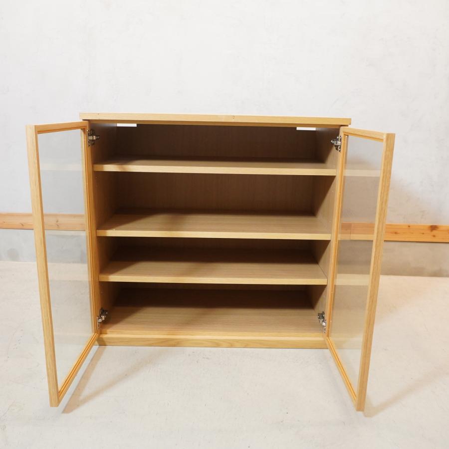 【無印良品】木製キャビネット② オーク材 使用感あり サイドボード 棚 無印良品】木製キャビネット② オーク材 使用感あり サイドボード 棚