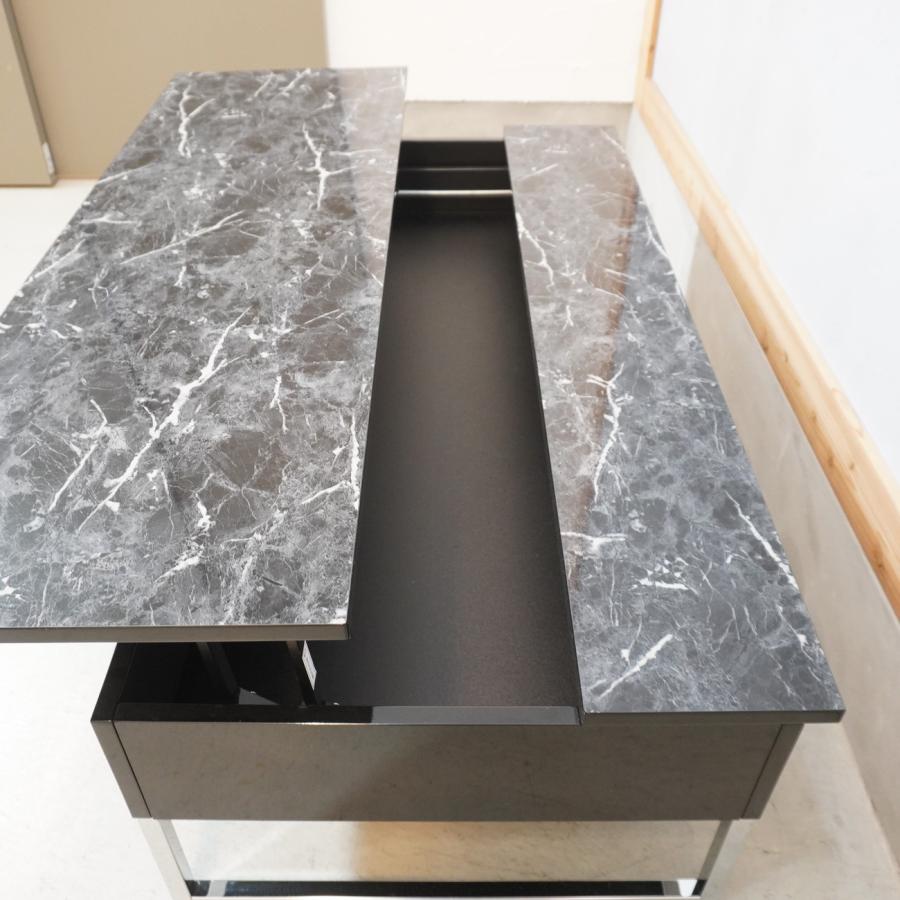 dinos ディノス リフトアップテーブル 大理石調 センターテーブル  