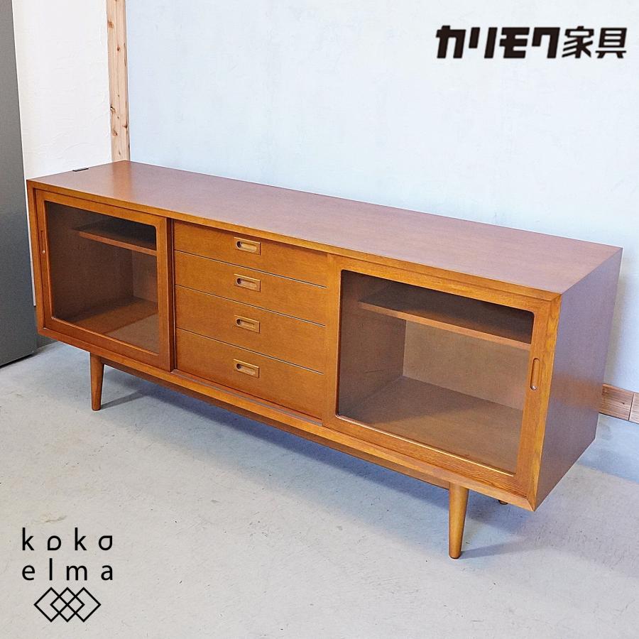 karimoku カリモク60 サイドボード H33607MT オーク キャビネット 