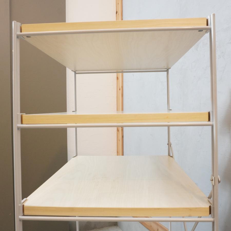 MUJI 無印良品 スチール 5段ユニットシェルフ シンプルモダン 飾り棚