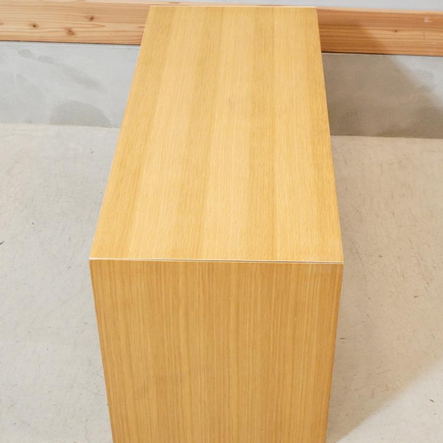 無印良品 MUJI オーク材 コの字の家具 積層合板 サイドテーブル 無印良品 MUJI オーク材 コの字の家具 積層合板 サイドテーブル