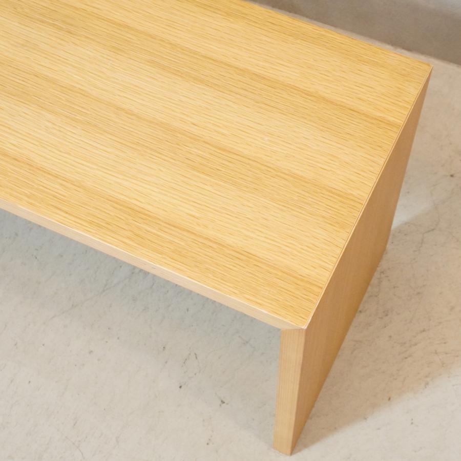 無印良品 MUJI オーク材 コの字の家具 積層合板 サイドテーブル 無印良品 MUJI オーク材 コの字の家具 積層合板 サイドテーブル