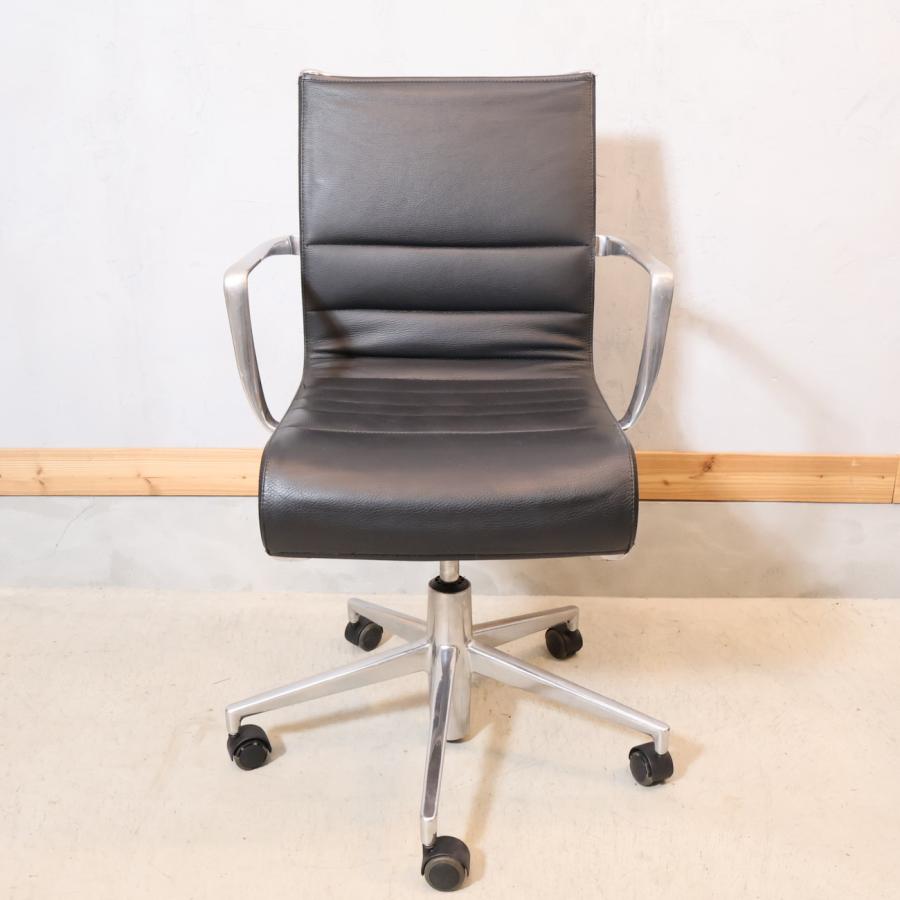 ALIAS オフィスチェア 本革 レザー cassina ローリングフレーム ALIAS オフィスチェア 本革 レザー cassina ローリングフレーム