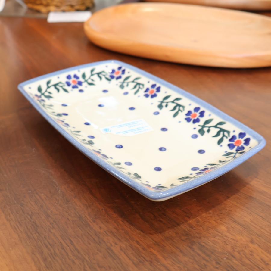 Polish Potteryポーリッシュ ポタリー WIZA ヴィザ スクエアプレート