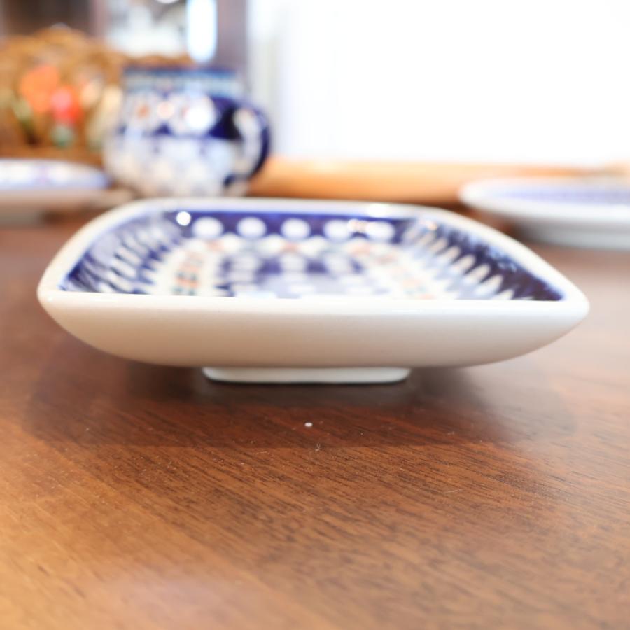 Polish Potteryポーリッシュ ポタリー WIZA ヴィザ スクエアプレート