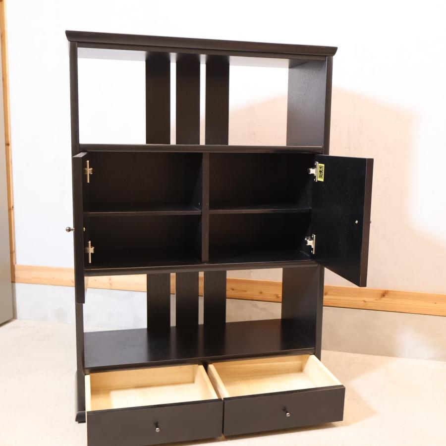 松岡漆工 NOBUYA MATSUOKA 飾り棚 大楠 茶箪笥 キャビネット 和家具