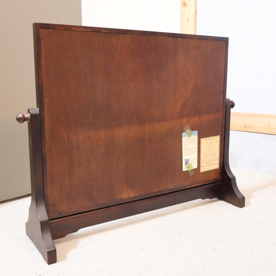 WAKOU 和光 樺無垢材 置き鏡 スタンドミラー 天然木 和モダン