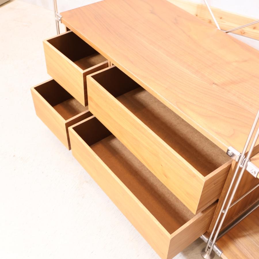 無印良品 MUJI ステンレス ウォールナット材 ユニットシェルフ 無印良品 MUJI ステンレス ウォールナット材 ユニットシェルフ