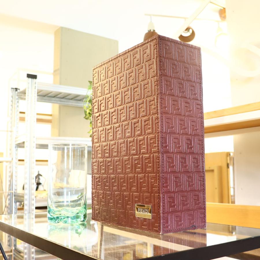 FENDI CASA フェンディカーサ フラワーベース 花瓶 フラワースタンド ズッカ柄 イタリア エレガント ラグジュアリー EE603_12