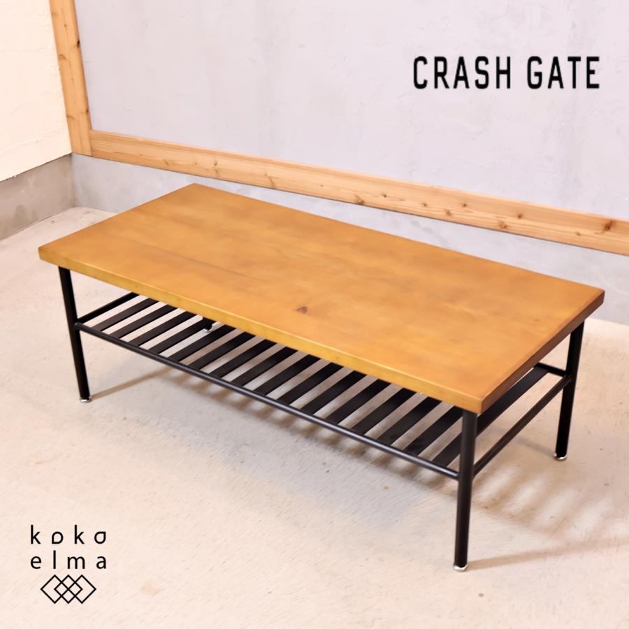 CRASH GATE クラッシュゲート knot antiques ギネス パイン材 コーヒー  