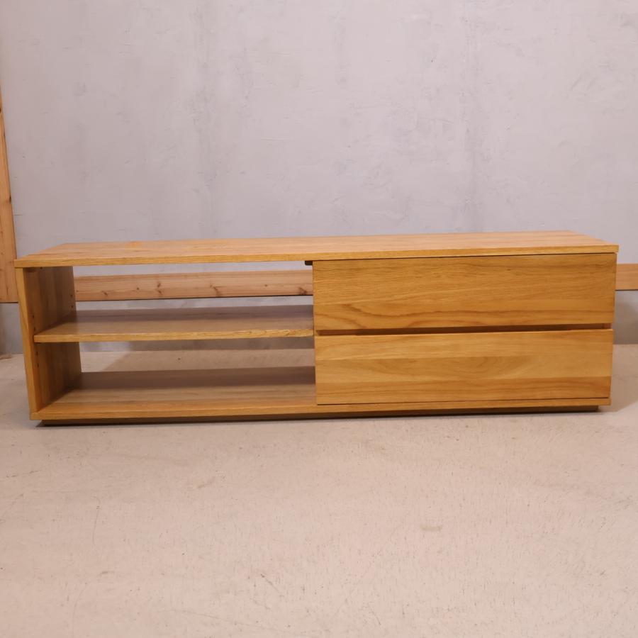 無印良品 MUJI オーク無垢材 AVラック TVボード テレビボード 無印良品 MUJI オーク無垢材 AVラック TVボード テレビボード