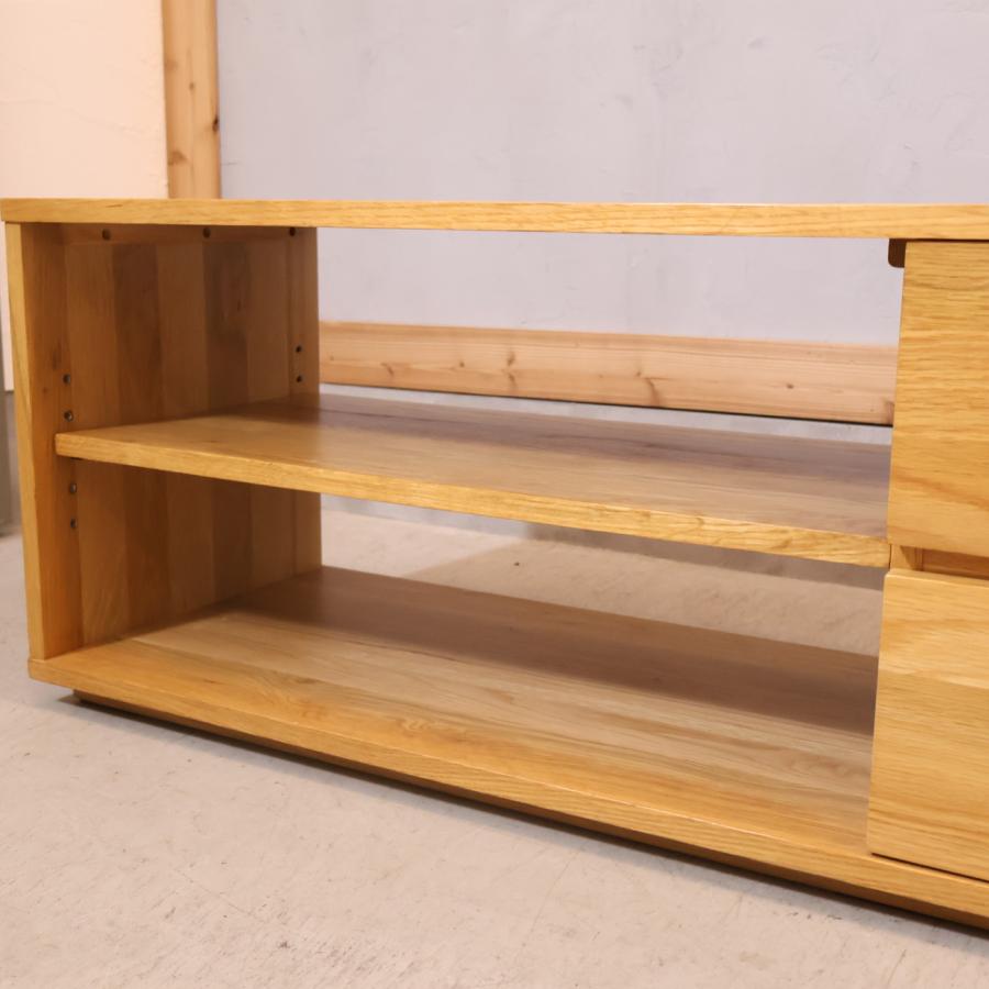 無印良品 MUJI オーク無垢材 AVラック TVボード テレビボード 無印良品 MUJI オーク無垢材 AVラック TVボード テレビボード