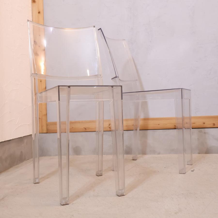 Kartell カルテル La Marie ラマリー クリア スタッキングチェア 2脚 
