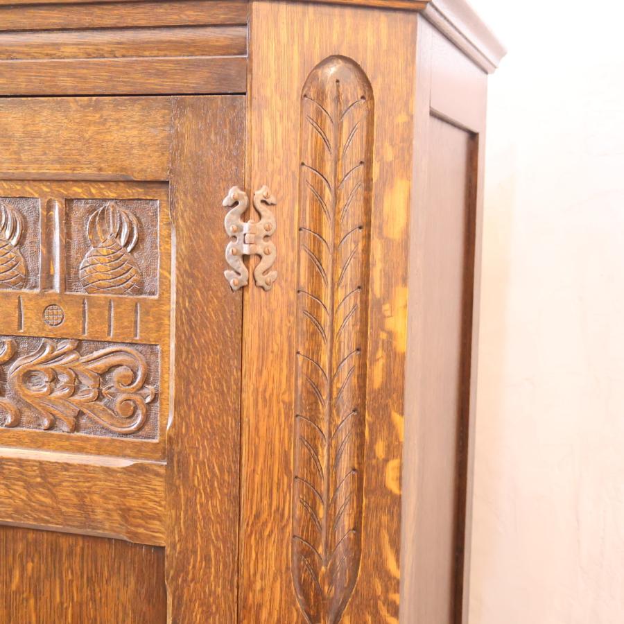 Lloyd's Antiques ロイズアンティークス ワードローブ オーク材