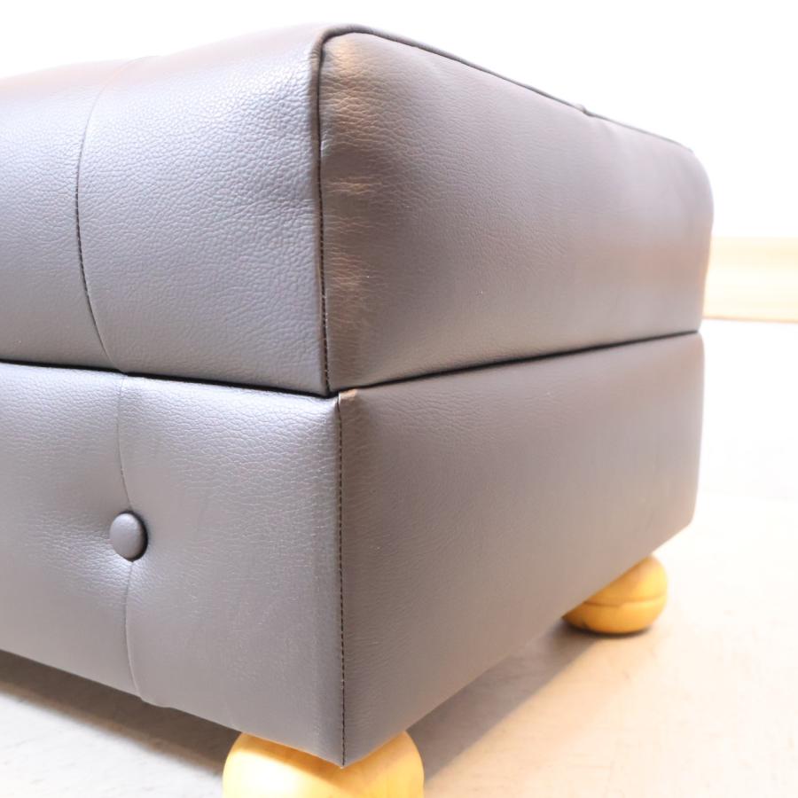 クラシック ルクラス 本革 スツール ベンチ 腰掛け 足置き オットマン