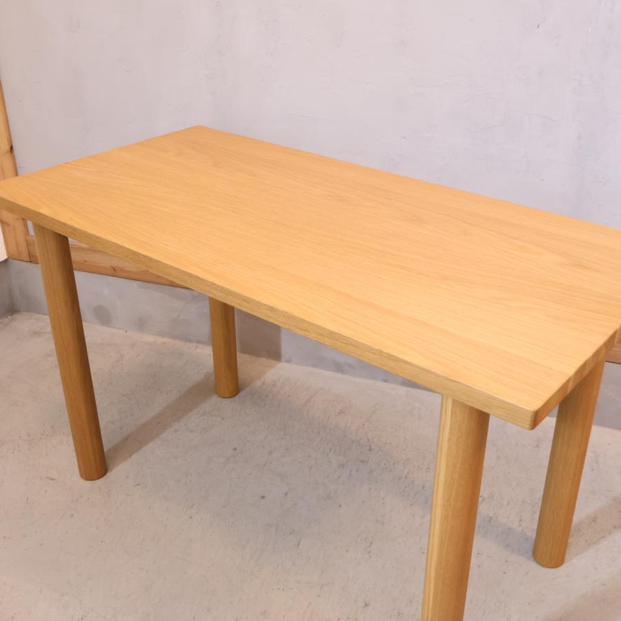 無印良品(MUJI)の人気のオーク材 ダイニングテーブル！！120cmの