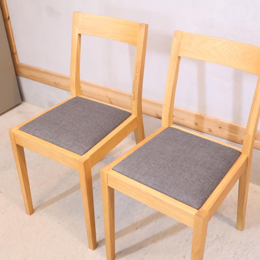 無印良品 MUJI オーク材 ダイニングチェア 2脚セット 北欧 無印良品 MUJI オーク材 ダイニングチェア 2脚セット 北欧