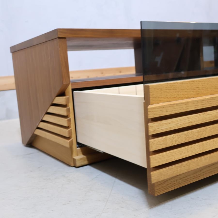 橋詰家具 ティアラ 180 TVボード ウォールナット×ナラ 橋詰家具