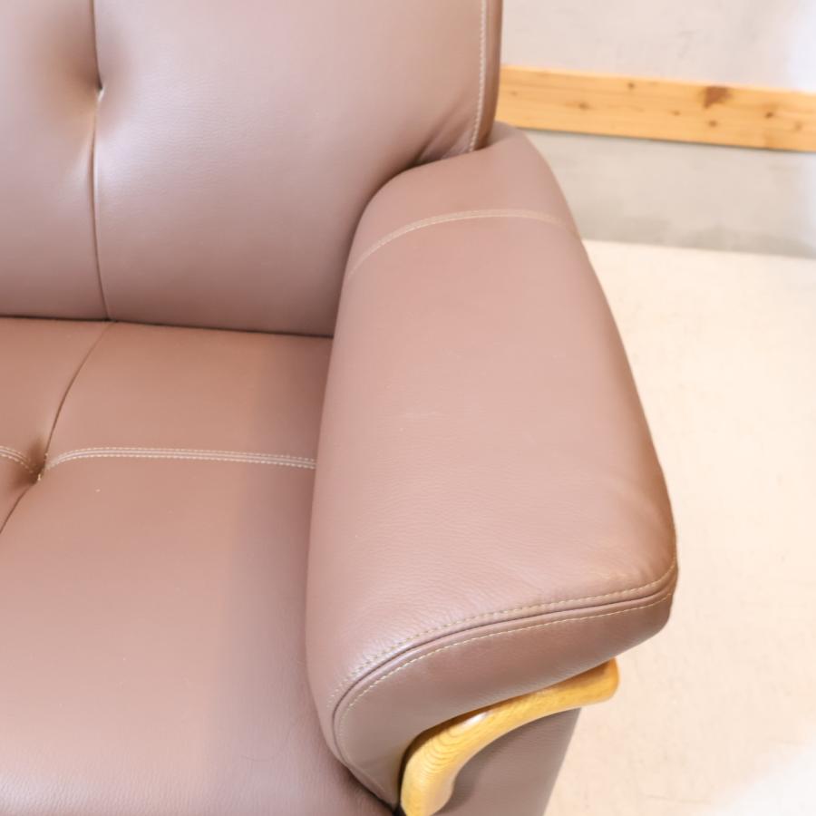 HAMAMOTO 浜本工芸 S-2000 本革 3人掛けソファー 国産品 レザー 