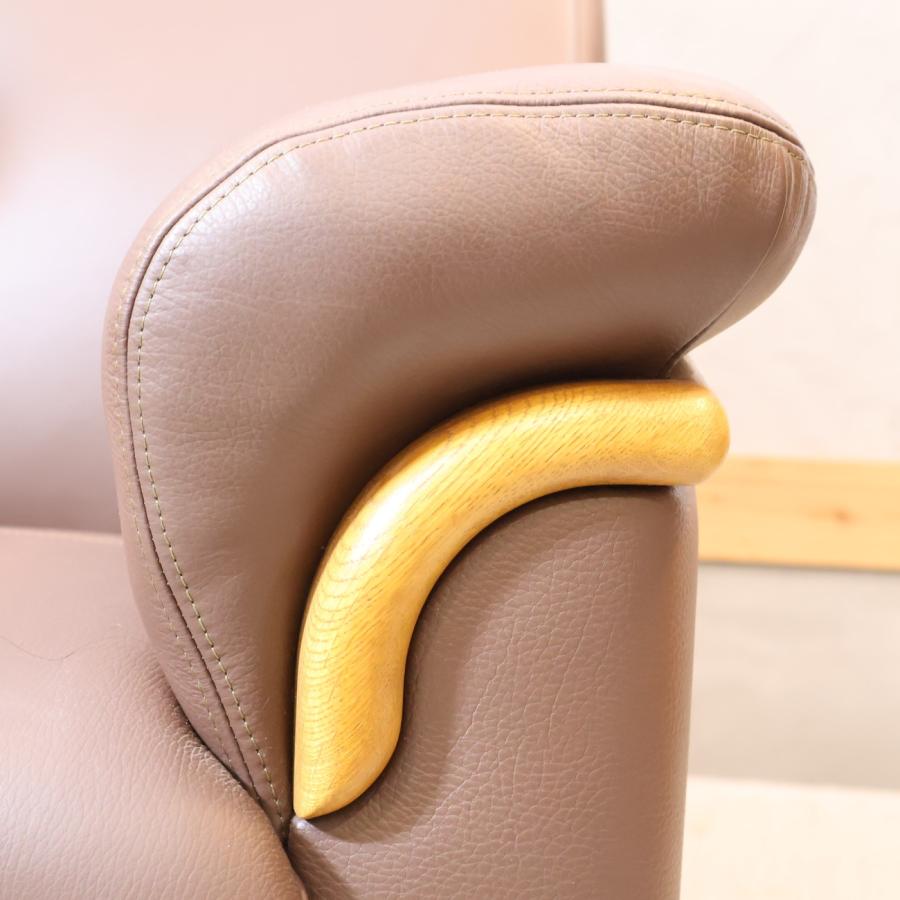 HAMAMOTO 浜本工芸 S-2000 本革 3人掛けソファー 国産品 レザー 
