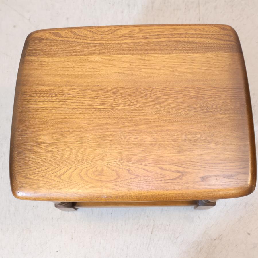ercol アーコール エルム材 サイドテーブル コーヒーテーブル イギリス 