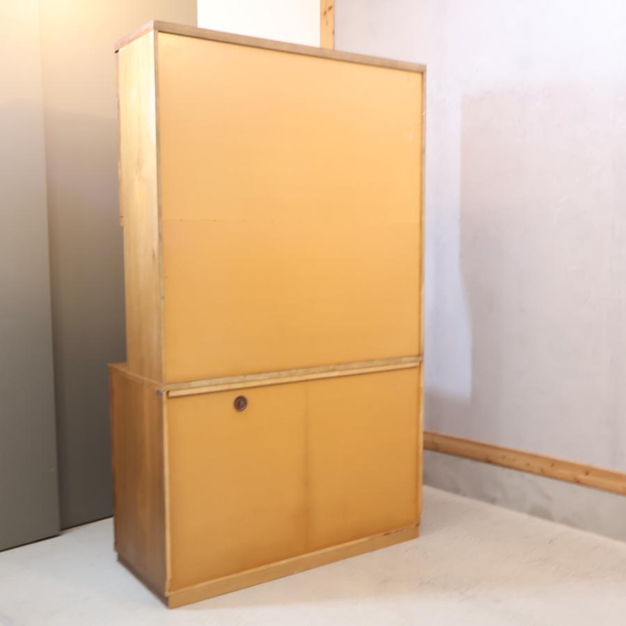 karimoku カリモク ナチュラル ウォールナット材 食器棚 ET4415MH 引戸 
