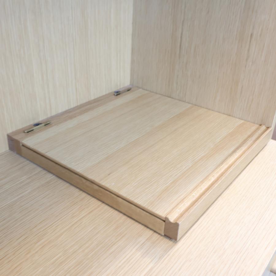 EARLY TIMESα アーリータイムス ETERNO エテルノ オーク材 レンジボード 食器棚 キッチンボード カップボード MUKU工房 旭川家具 EL108の画像