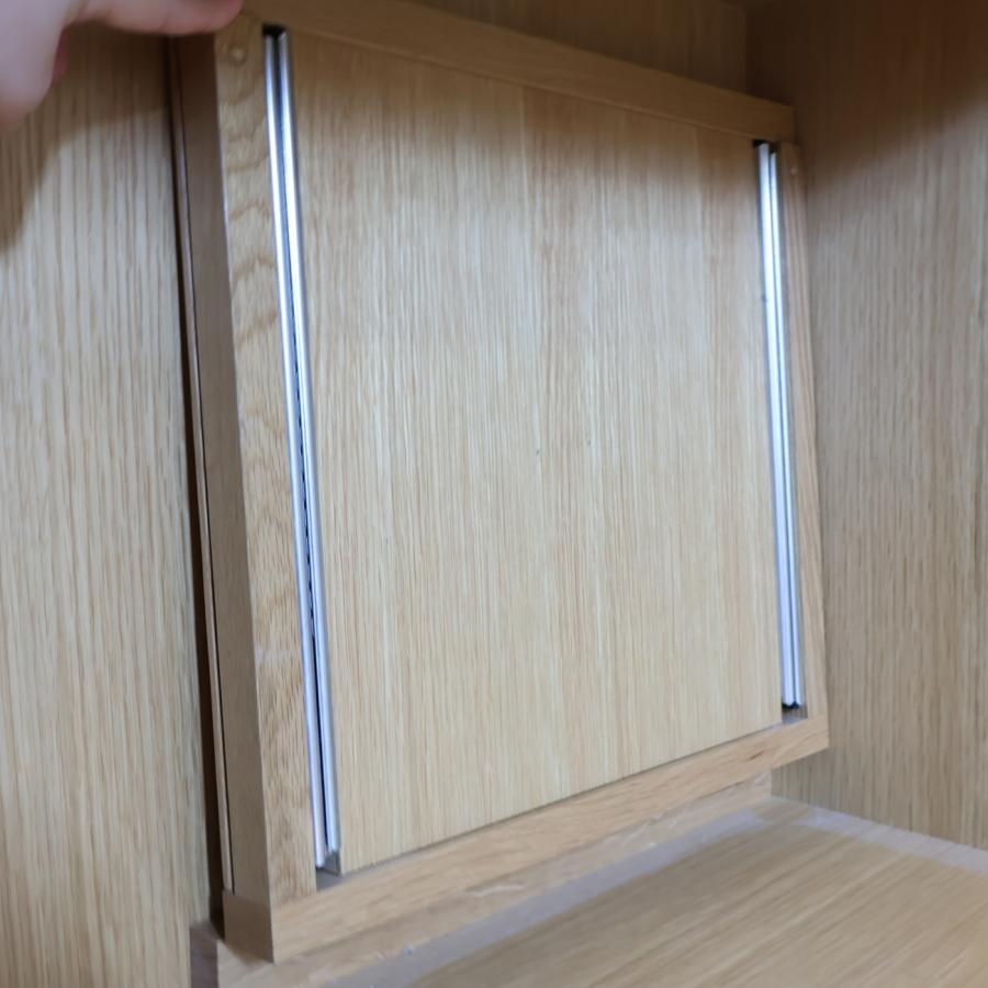 EARLY TIMESα アーリータイムス ETERNO エテルノ オーク材 レンジボード 食器棚 キッチンボード カップボード MUKU工房 旭川家具 EL108の画像