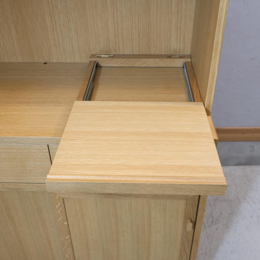 EARLY TIMESα アーリータイムス ETERNO エテルノ オーク材 レンジボード 食器棚 キッチンボード カップボード MUKU工房 旭川家具 EL108の画像