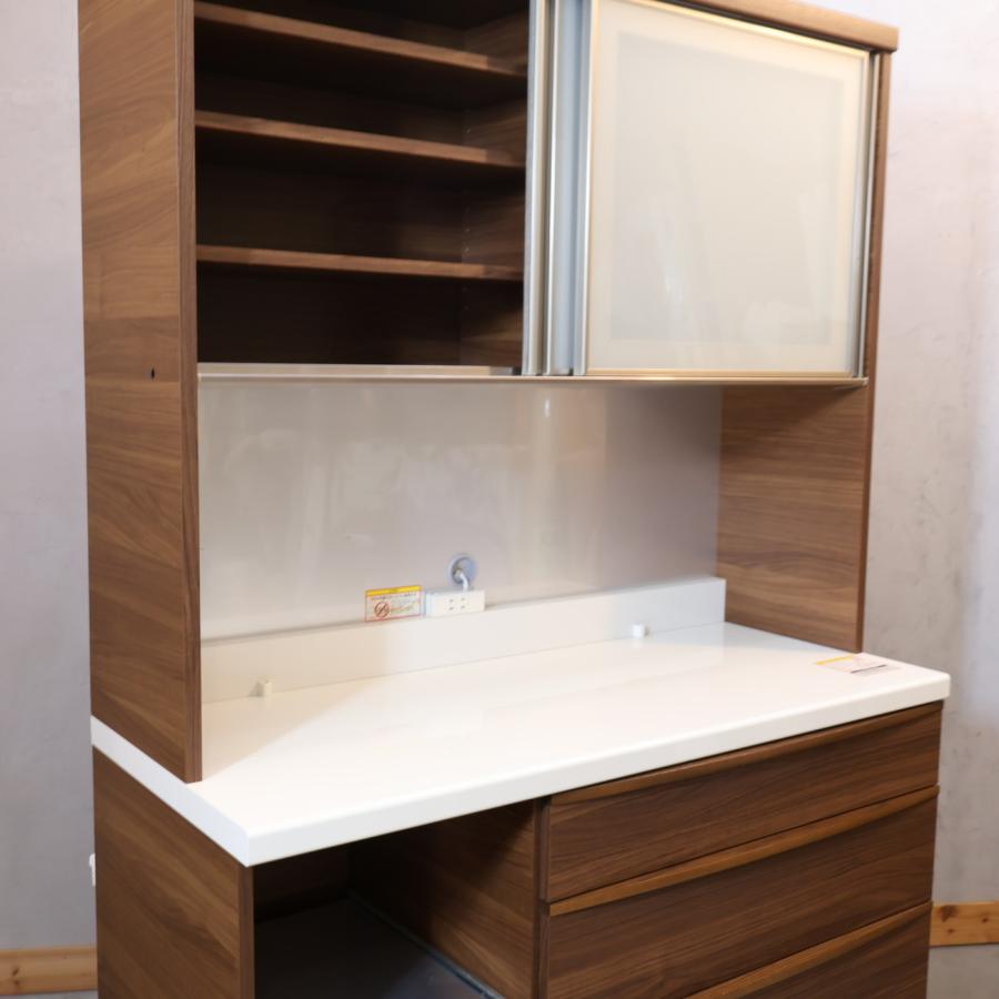 Pamouna パモウナ ウォールナット材 キッチンボード 食器棚