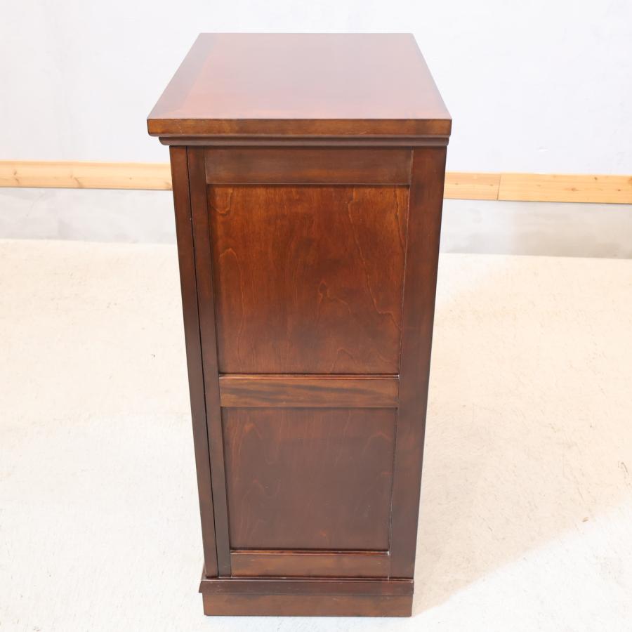 松本民芸家具 ミズメザクラ無垢材 書類整理箪笥B 6段チェスト タンス