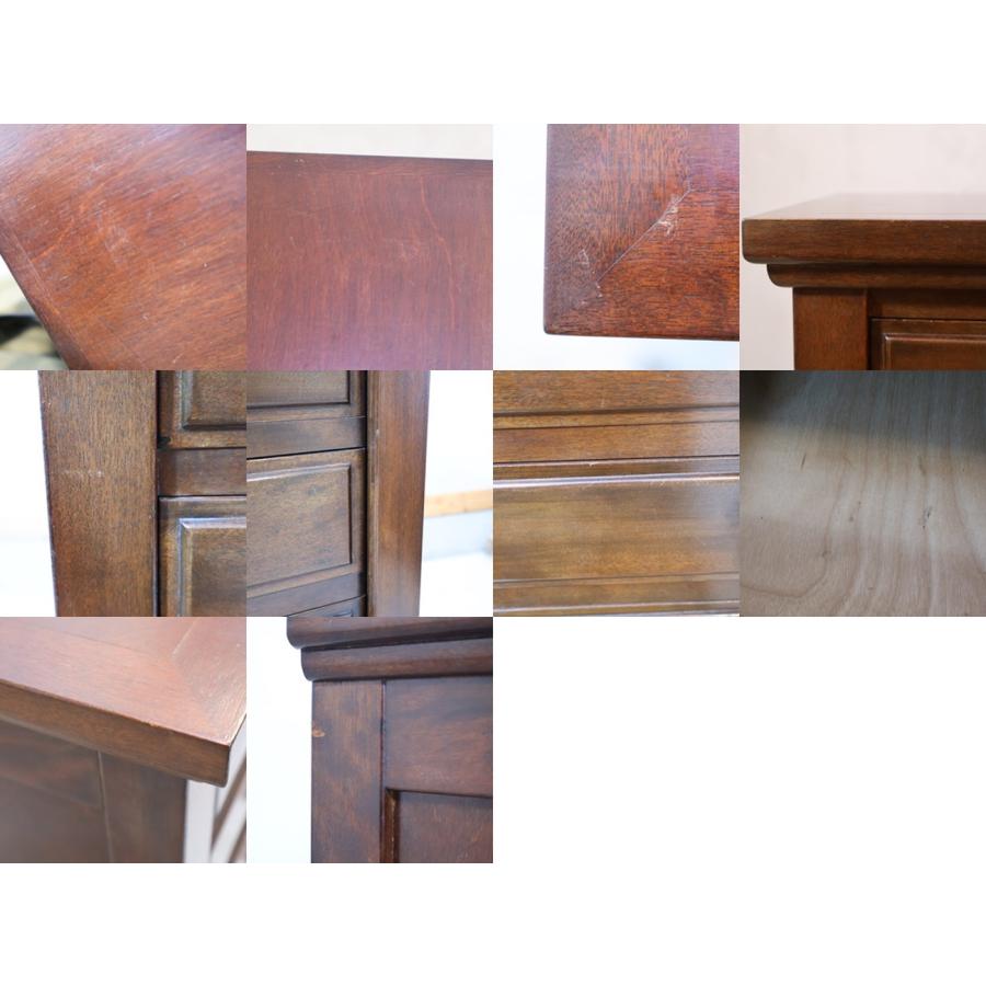 松本民芸家具 ミズメザクラ無垢材 書類整理箪笥B 6段チェスト タンス