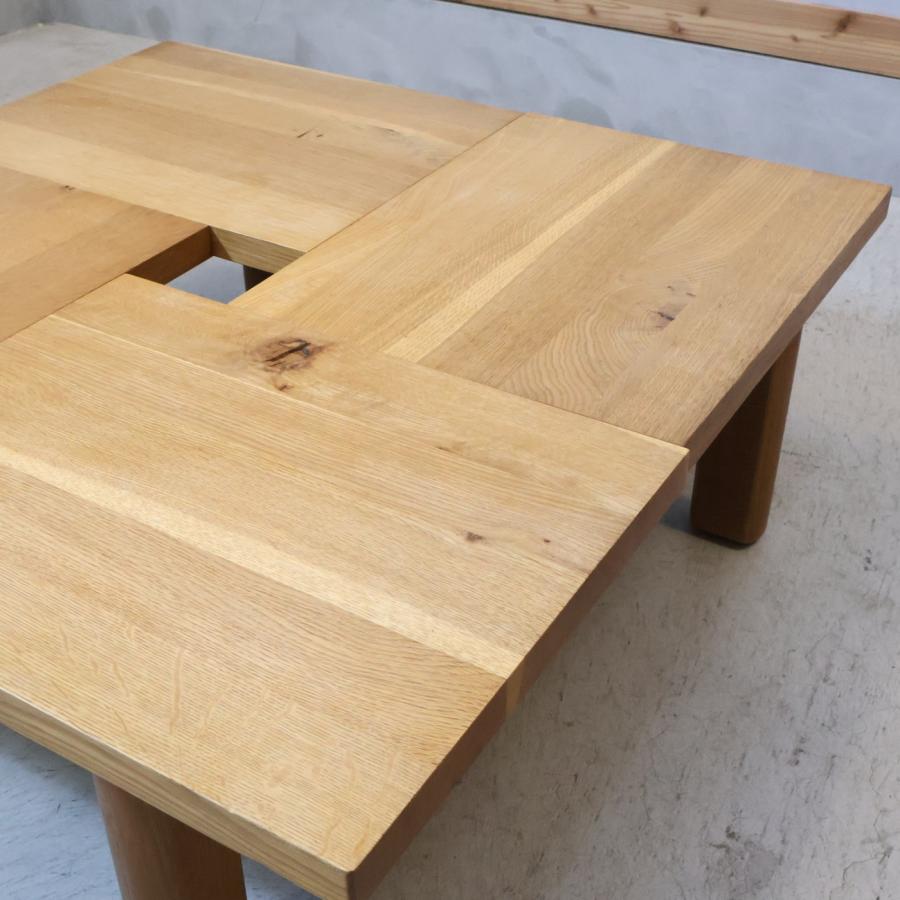 飛騨産業 キツツキ HIDA 森のことば オーク無垢材 節入り 正方形