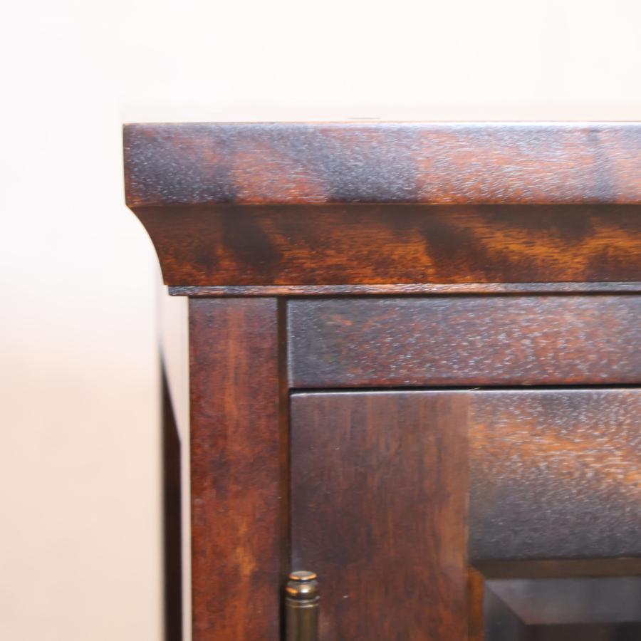 北海道民芸家具 樺材無垢 本棚 ブックキャビネット 天然木 収納家具