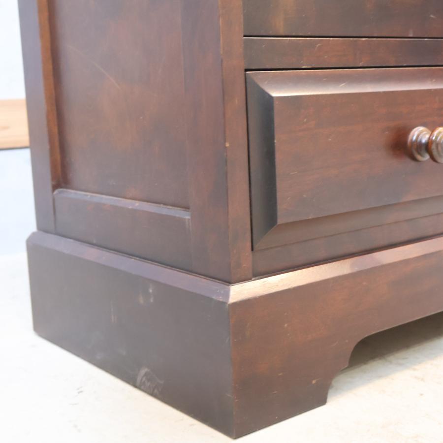 北海道民芸家具 樺材無垢 本棚 ブックキャビネット 天然木 収納家具