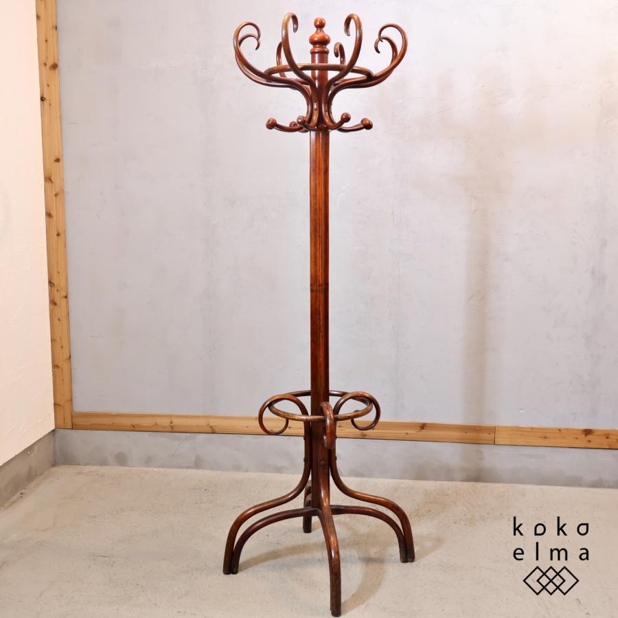 アンティーク家具 ハットスタンド ベントウッド コートハンガー コートスタンド ポールハンガー クラシック ビーチ材 曲木 モダン FA221 | 