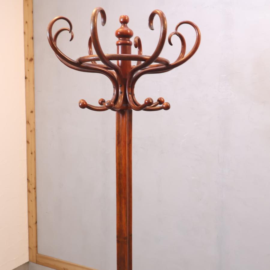 アンティーク家具 ハットスタンド ベントウッド コートハンガー コートスタンド ポールハンガー クラシック ビーチ材 曲木 モダン FA221 |  | 01