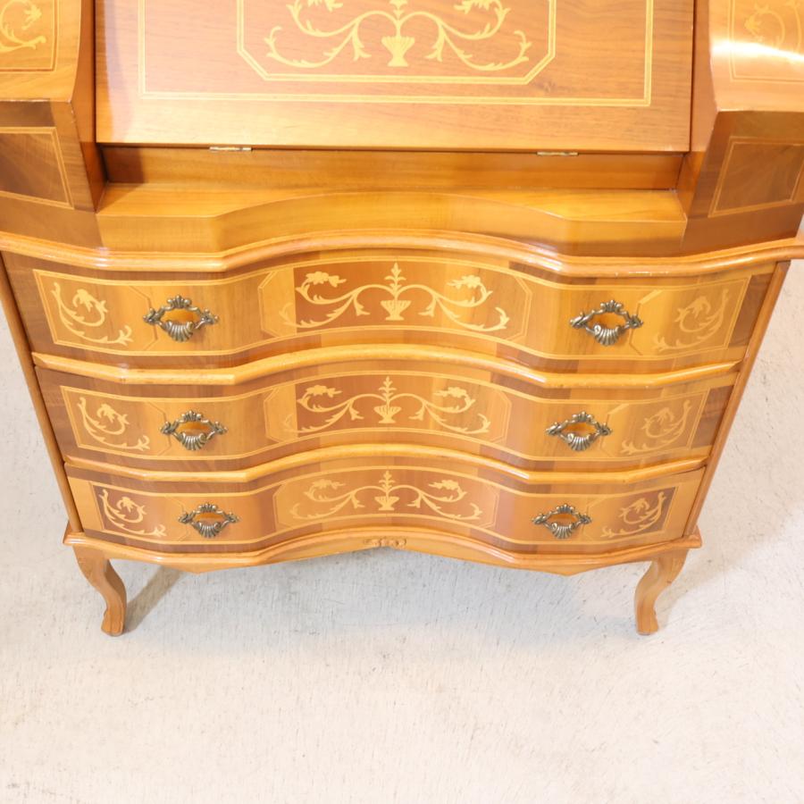 TAROCCO VACCARI 象嵌加工 ライティングビューロー アンティーク