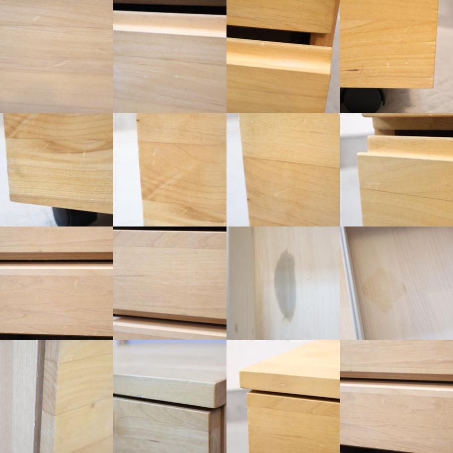 SUGIKOJO(杉工場)のレクス アルダー材 パーソナルデスク＆ワゴンです