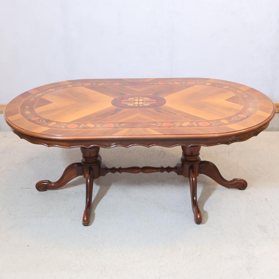 イタリア製 ダイニングテーブル アンティーク調 ヨーロピアン