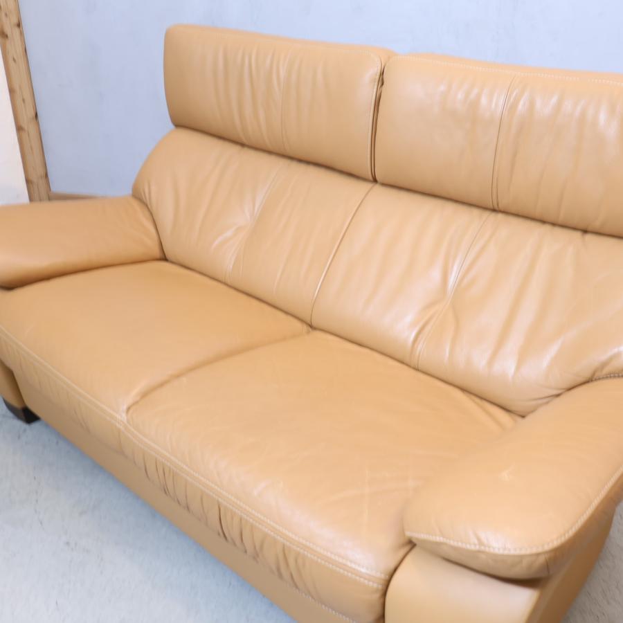 karimoku カリモク家具 ZW73 本革 2人掛けソファー 2シーター