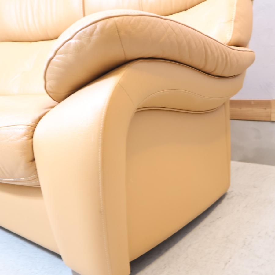 karimoku カリモク家具 ZW73 本革 2人掛けソファー 2シーター