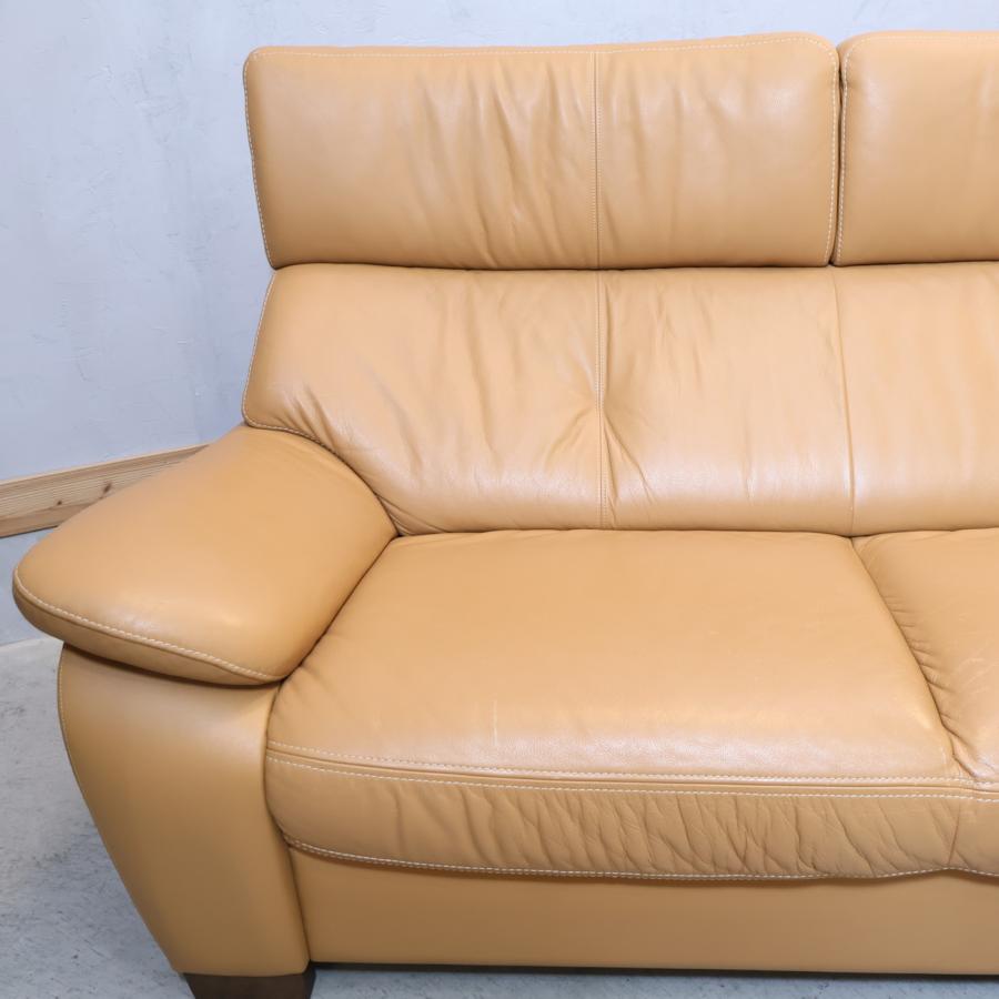 karimoku カリモク家具 ZW73 本革 2人掛けソファー 2シーター