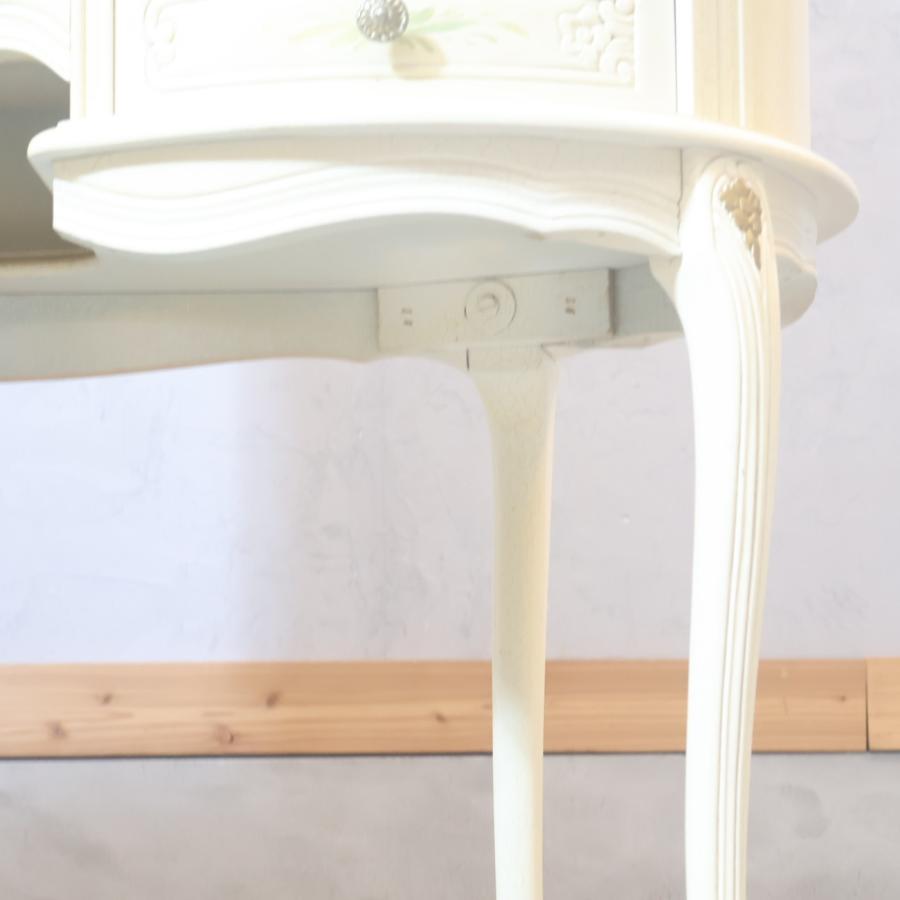 アンティーク調 ドレッサー 鏡台 化粧台 クラシック 姫系 三面鏡 猫脚