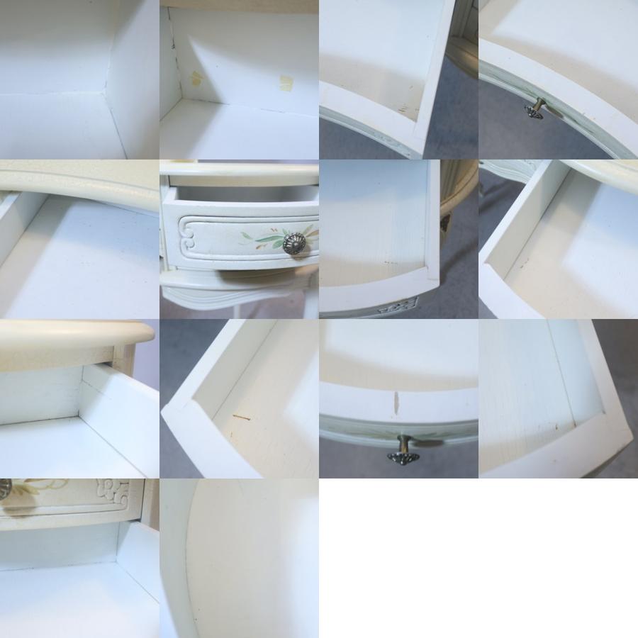 アンティーク調 ドレッサー 鏡台 化粧台 クラシック 姫系 三面鏡 猫脚