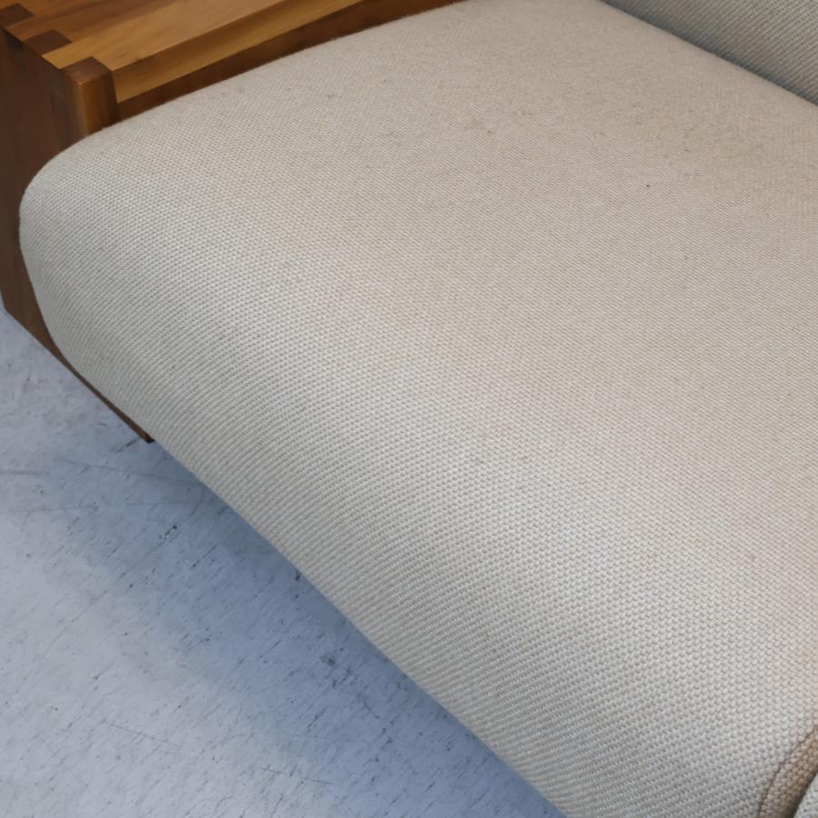 TWW 高山ウッドワークス KIZA ウォールナット材 3人掛けソファ